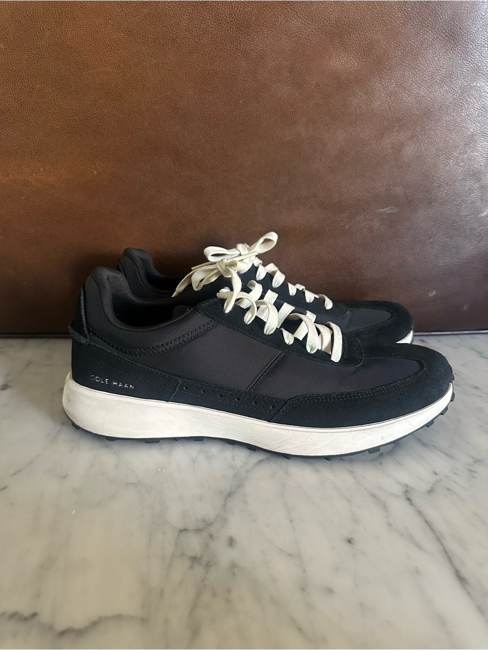 Cole Haan Grand Crosscourt Midtown Men’s 11.5 M Black Ivory Sneakers C37497